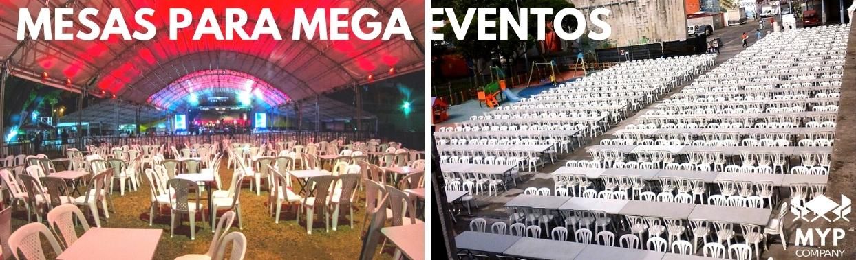 Mesas para Super eventos